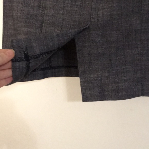 👽 BCX Buckle pencil skirt (11) Charcoal Grey 💖 - Picture 7 of 11